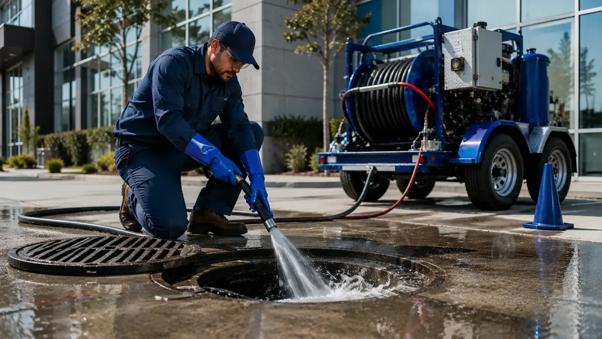 Commercial Hydro Jet Drain Cleaning in Richmond