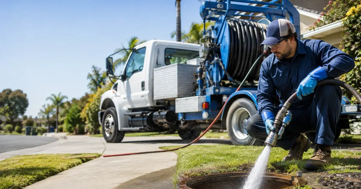 Hydro jet sewer cleaning Richmond