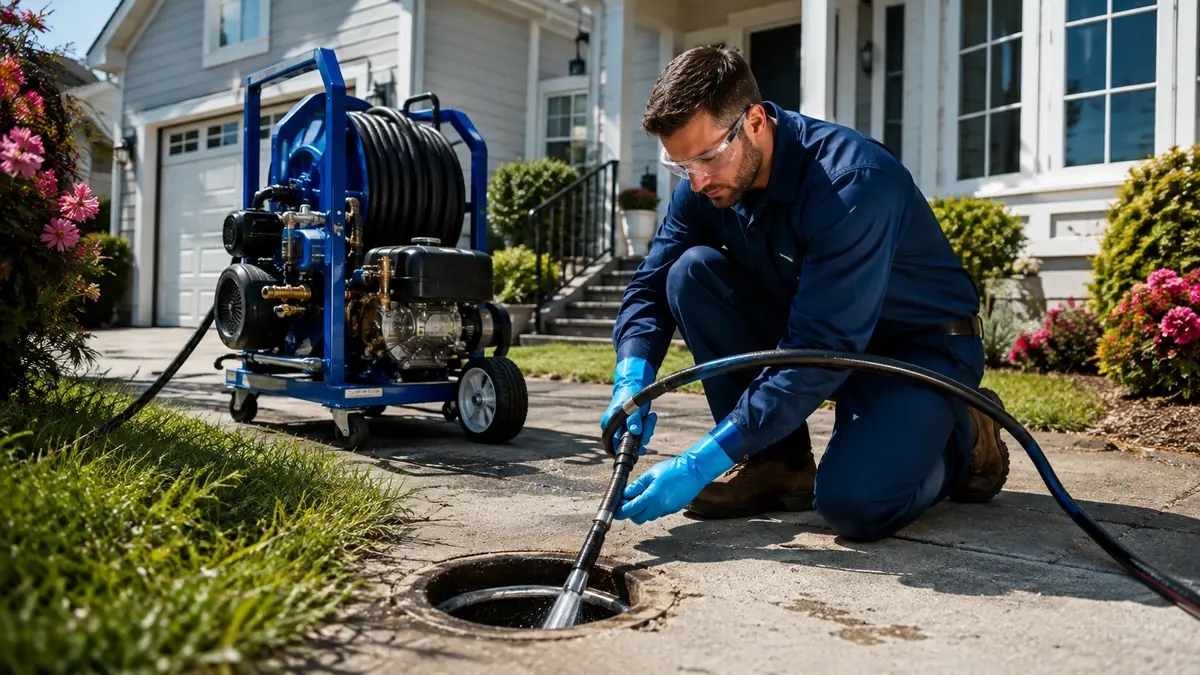Residential Hydro Jet Drain Cleaning in Richmond